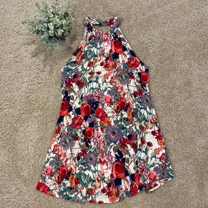 Really fun dress with flattering fit